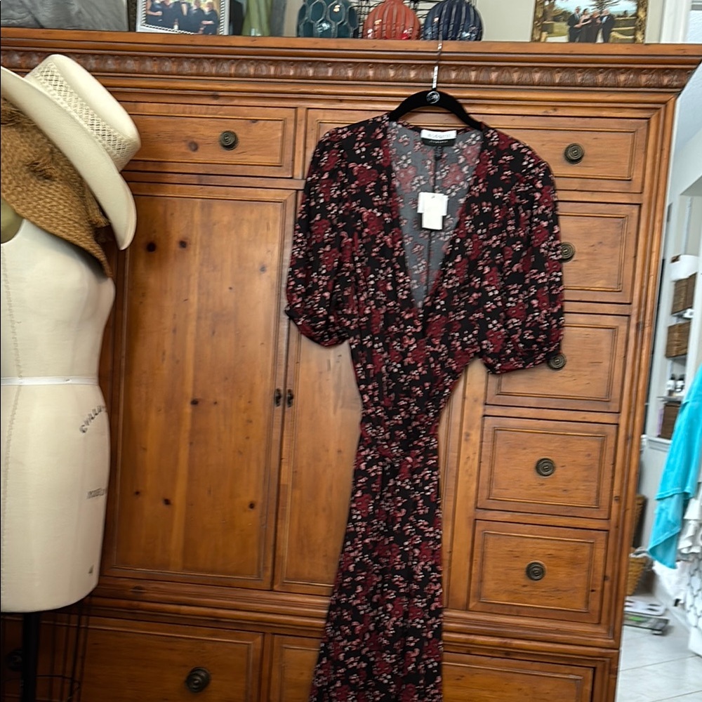 Eloquii Floral Wrap Dress NWT size 20